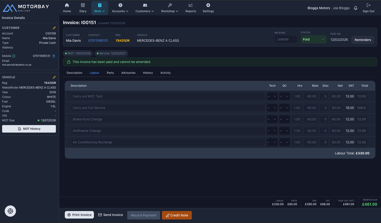 Estimates & Invoices
